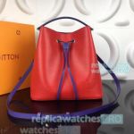 Top Clone L---V Noé Monogram Red Epo Leather Women's handbag